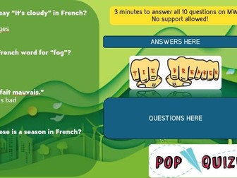 NEW GCSE French Pearson Edexcel Module 6.2 Planète en Danger