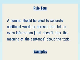 Punctuation Rules