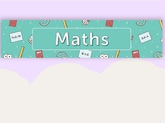 Year 6 Maths Keywords