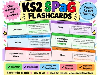 KS2 Flashcards and Checklist