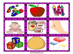There is or There Are Card Game 4 Pages = 36 Cards