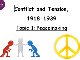 Conflict and Tension Inter War Years 1919-39 AQA GCSE History FULL SOW