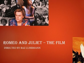 Romeo and Juliet - Film analysis