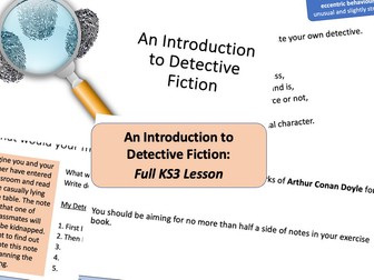 KS3 Introduction to Detective Fiction