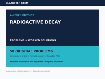 A Level Physics Radioactivity Solutions