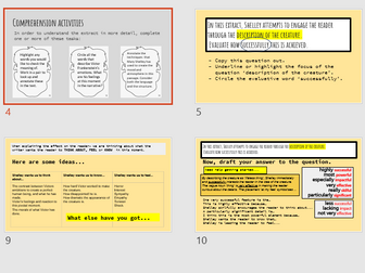 Writing to Evaluate- Frankenstein