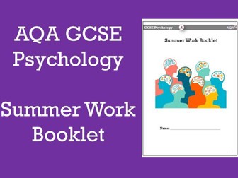 AQA GCSE Psychology Summer Revision Booklet