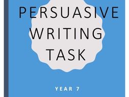 persuasive writing task year 2