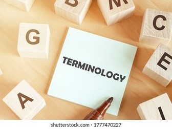 Subject Terminology Checklist