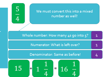 Year 5 Fractions - Add, Sub, Mult & More