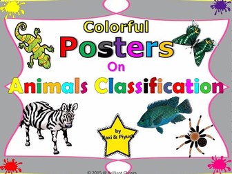Animal classification posters for classroom