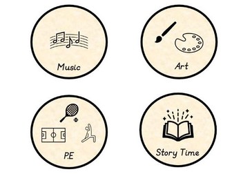 Natural visual timetable