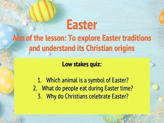 KS3/4 Easter lesson