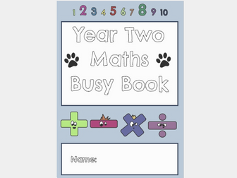 Year 2 Maths Busy Book (40+ Pages of Independent Maths Activities!)