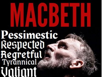 Macbeth Character Posters for Display