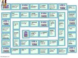 Parts of Speech Animated Board Game