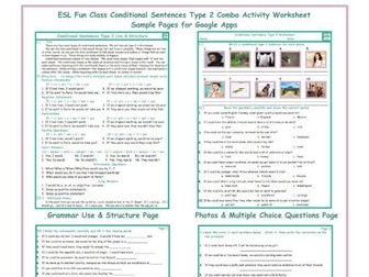 Conditional Sentences Type 2 Combo Interactive Worksheets For