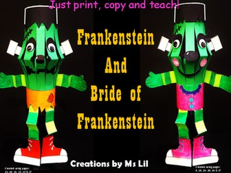 Frankenstein  Craft  ::  Halloween Activities