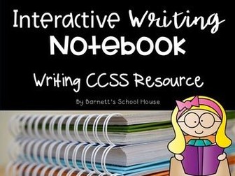 Writing Notebook for 3rd, 4th, 5th & 6th Grades {INTERACTIVE} Lesson Plan Pages
