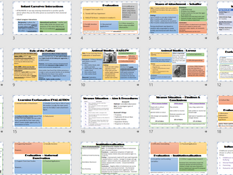 Paper 1 AQA Psychology Revision Powerpoints