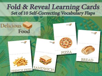10 Flash Cards. Delicious Food