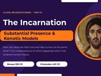 Incarnation Substantial and Kenotic Educas Theme 1A AS A Alevl