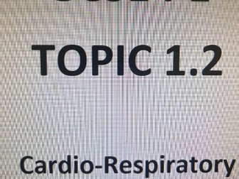 Edexcel GCSE PE Cardio-Respiratory Revision Booklet