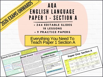 2026+ AQA English Language Paper 1 Section A