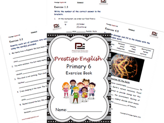 English Exercise Book – Primary 6 (ages 10+)(Vocabulary, Grammar, Comprehension)