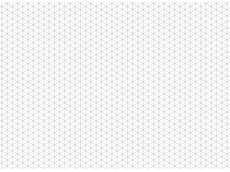 Isometric drawing grid paper - printable