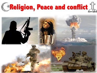 Religion Peace and Conflict- 12 mark exam practice lesson- GCSE AQA-9-1