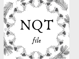NQT teacher standards file resources