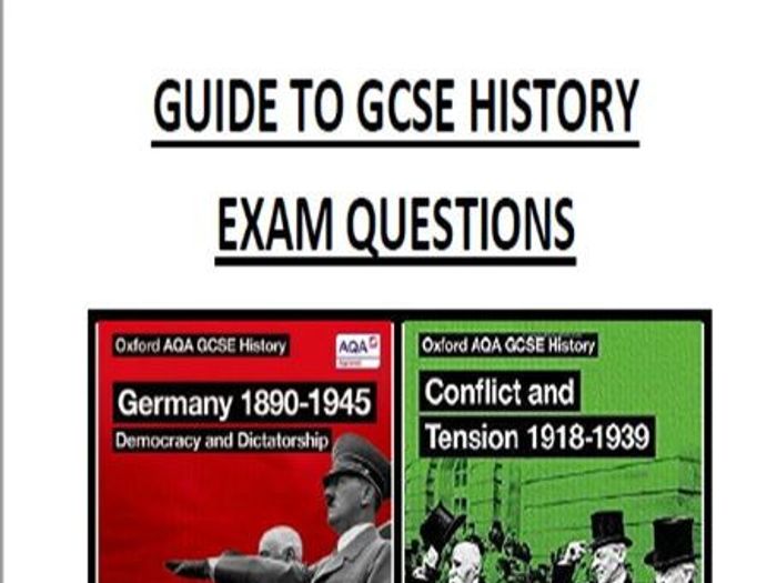 Guide To AQA GCSE History Exam Questions | Teaching Resources