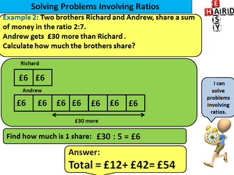 Solving Problems Involving Ratio
