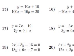 Parallel lines worksheet (with detailed solutions) | Teaching Resources