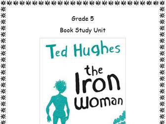 The Iron Woman - read and respond comprehension booklet