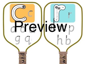 Letter formation Padel Boards