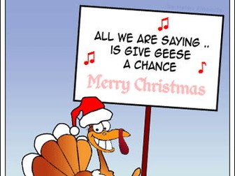 Hilarious short Christmas play 'Christmas Crackers at the Turkey Farm'