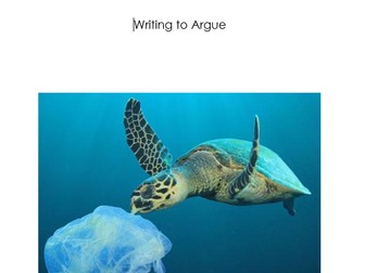 Writing to Argue workbook and lessons - Plastic