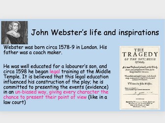 Duchess of Malfi context