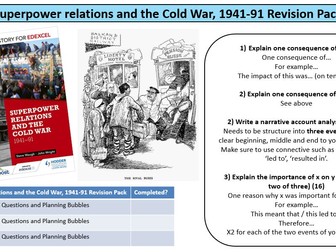 Superpower Relations and the Cold War - comprehensive revision bundle