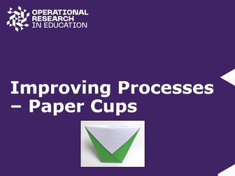 Game #4 - Making Paper Cups - Paper Cup Challenge (Improving Processes)