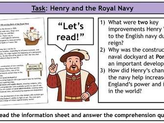 KS3 History: Why was Henry VIII known as the 'Father of the Royal Navy'?