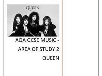 AQA GCSE Music- NEW Area of Study 2 QUEEN