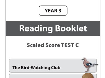 Year 3 Reading Comprehension Scaled Score Tests