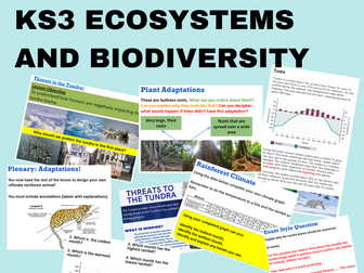 KS3 Ecosystems