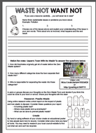 Sustainability Worksheet with 4 Activities | Teaching Resources