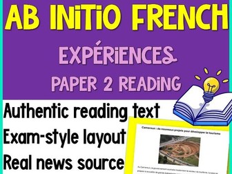 IB French Ab Initio Reading | Exam-Style Questions | Organisation Sociale