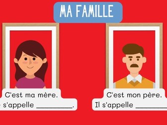 French - Ma Famille (My Family)