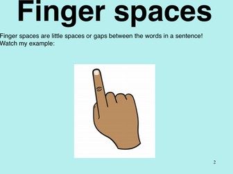 Using finger spaces